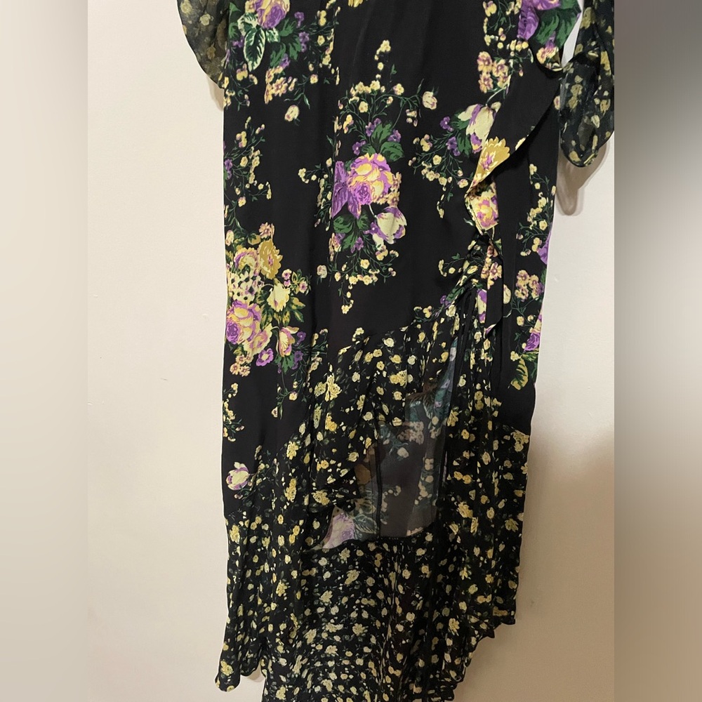 Floral Puff Sleeve Dress - Picture 3 of 7